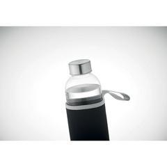 Vue Bouteille en verre 750ml - Utah large de couleur noir| Krokrodeal