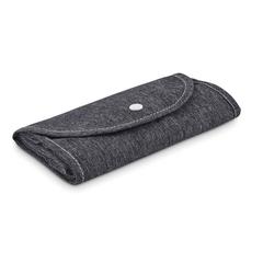 Vue Sac shopping pliable 140 gr/m² - Duofold de couleur noir| Krokrodeal