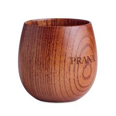 Vue Gobelet en bois de chêne 250 ml - Ovalis de couleur marron| Krokrodeal