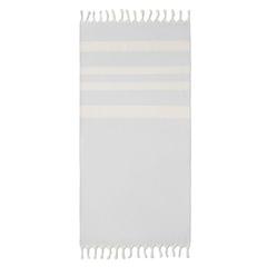 Vue Fouta 140 gr/m² - Agoura de couleur gris| Krokrodeal