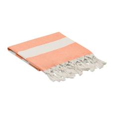 Vue Fouta 140 gr/m² - Agoura de couleur orange| Krokrodeal