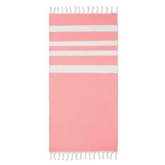 Vue Fouta 140 gr/m² - Agoura de couleur rouge| Krokrodeal