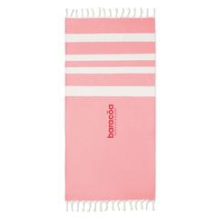 Vue Fouta 140 gr/m² - Agoura de couleur rouge| Krokrodeal