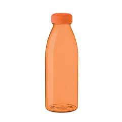 Vue Bouteille RPET 500ml - Spring de couleur orange| Krokrodeal