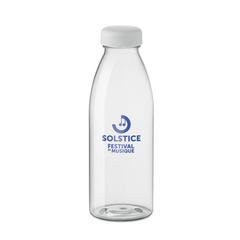 Vue Bouteille RPET 500ml - Spring de couleur blanc| Krokrodeal