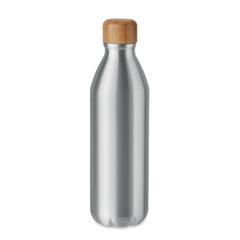 Vue Bouteille en aluminium 550 ml - Asper de couleur gris| Krokrodeal