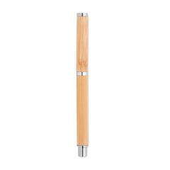 Vue Stylo encre gel en bambou - Cairo de couleur marron| Krokrodeal