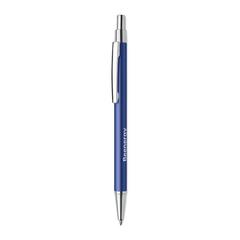 Vue Stylo bille aluminium recyclé - Dana de couleur bleu| Krokrodeal