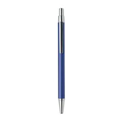 Vue Stylo bille aluminium recyclé - Dana de couleur bleu| Krokrodeal