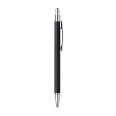 Vue Stylo bille aluminium recyclé - Dana de couleur noir| Krokrodeal