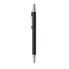 Vue Stylo bille aluminium recyclé - Dana de couleur noir| Krokrodeal