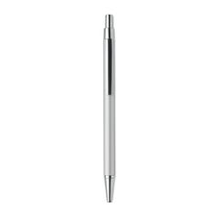 Vue Stylo bille aluminium recyclé - Dana de couleur gris| Krokrodeal