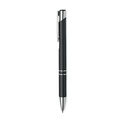 Vue Stylo à bille en alu recyclé - Dona de couleur noir| Krokrodeal