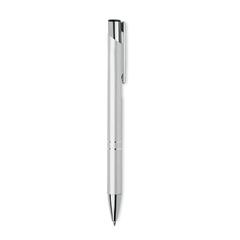 Vue Stylo à bille en alu recyclé - Dona de couleur gris| Krokrodeal