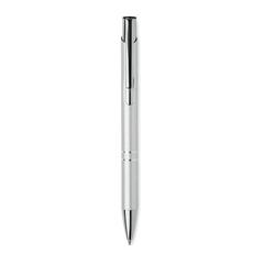 Vue Stylo à bille en alu recyclé - Dona de couleur gris| Krokrodeal
