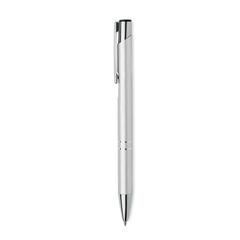 Vue Stylo à bille en alu recyclé - Dona de couleur gris| Krokrodeal