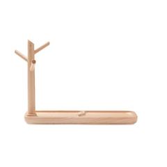 Vue Plateau d'organisation en bois - Rama de couleur marron| Krokrodeal