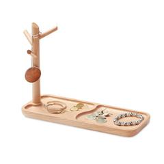 Vue Plateau d'organisation en bois - Rama de couleur marron| Krokrodeal