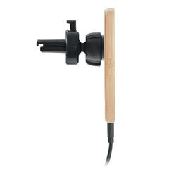 Vue Chargeur sans fil magnétique - Nago de couleur marron| Krokrodeal