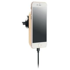 Vue Chargeur sans fil magnétique - Nago de couleur marron| Krokrodeal