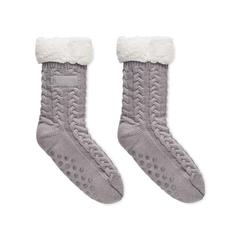 Vue Paire de chaussettes Taille M - Canichie de couleur gris| Krokrodeal
