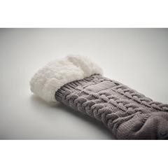 Vue Paire de chaussettes Taille L - Canichie l de couleur gris| Krokrodeal