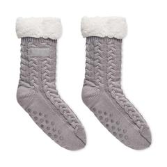 Vue Paire de chaussettes Taille L - Canichie l de couleur gris| Krokrodeal