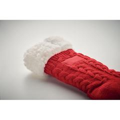 Vue Paire de chaussettes Taille L - Canichie l de couleur rouge| Krokrodeal