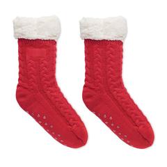 Vue Paire de chaussettes Taille L - Canichie l de couleur rouge| Krokrodeal