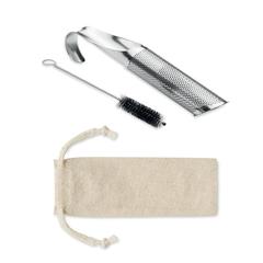 Vue Infuseur en acier inoxydable - Oolong de couleur gris| Krokrodeal