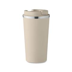 Vue Gobelet à double paroi 510 ml - Brace + de couleur marron| Krokrodeal