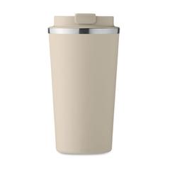 Vue Gobelet à double paroi 510 ml - Brace + de couleur marron| Krokrodeal