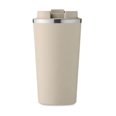 Vue Gobelet à double paroi 510 ml - Brace + de couleur marron| Krokrodeal