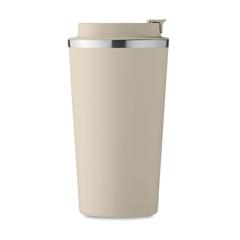 Vue Gobelet à double paroi 510 ml - Brace + de couleur marron| Krokrodeal