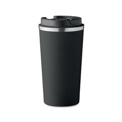 Vue Gobelet à double paroi 510 ml - Brace + de couleur noir| Krokrodeal