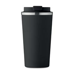 Vue Gobelet à double paroi 510 ml - Brace + de couleur noir| Krokrodeal