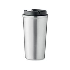 Vue Gobelet à double paroi 510 ml - Brace + de couleur gris| Krokrodeal