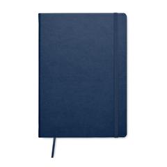 Vue Carnet de notes A5 recyclé - Ours de couleur bleu| Krokrodeal