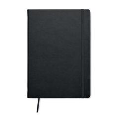 Vue Carnet de notes A5 recyclé - Ours de couleur noir| Krokrodeal
