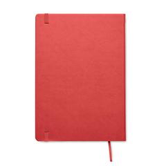 Vue Carnet de notes A5 recyclé - Ours de couleur rouge| Krokrodeal