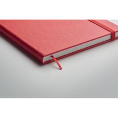Vue Carnet de notes A5 recyclé - Ours de couleur rouge| Krokrodeal