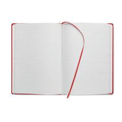 Vue Carnet de notes A5 recyclé - Ours de couleur rouge| Krokrodeal