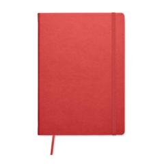 Vue Carnet de notes A5 recyclé - Ours de couleur rouge| Krokrodeal