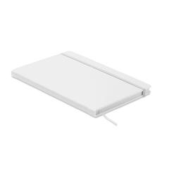 Vue Carnet de notes A5 recyclé - Ours de couleur blanc| Krokrodeal