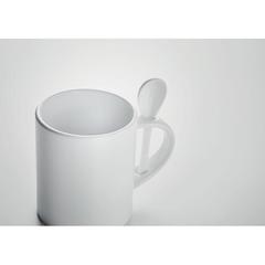 Vue Tasse en céramique 300 ml - Sublim spoon de couleur blanc| Krokrodeal