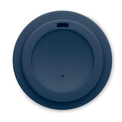 Vue Gobelet double paroi PP 300 ml - Nola de couleur bleu| Krokrodeal