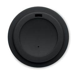 Vue Gobelet double paroi PP 300 ml - Nola de couleur noir| Krokrodeal