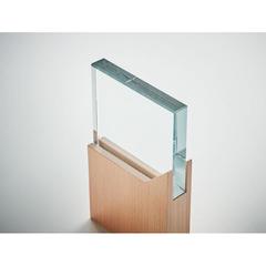 Vue Plaque trophée - Zeal de couleur marron| Krokrodeal