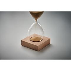 Vue Sablier en verre 5 minutes - Desert de couleur marron| Krokrodeal