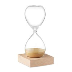 Vue Sablier en verre 5 minutes - Desert de couleur marron| Krokrodeal